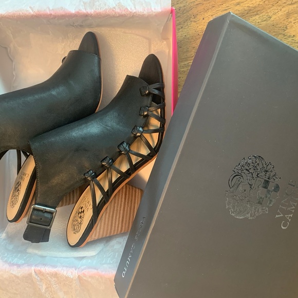 Vince Camuto Ankara Peep-Toe Slingback Sandals - Picture 1 of 3